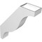 Ekena Millwork 6-in. W x 24-in. D x 30-in. H Funston Architectural Grade PVC Knee Brace BRCP06X24X30FST - alternate 5